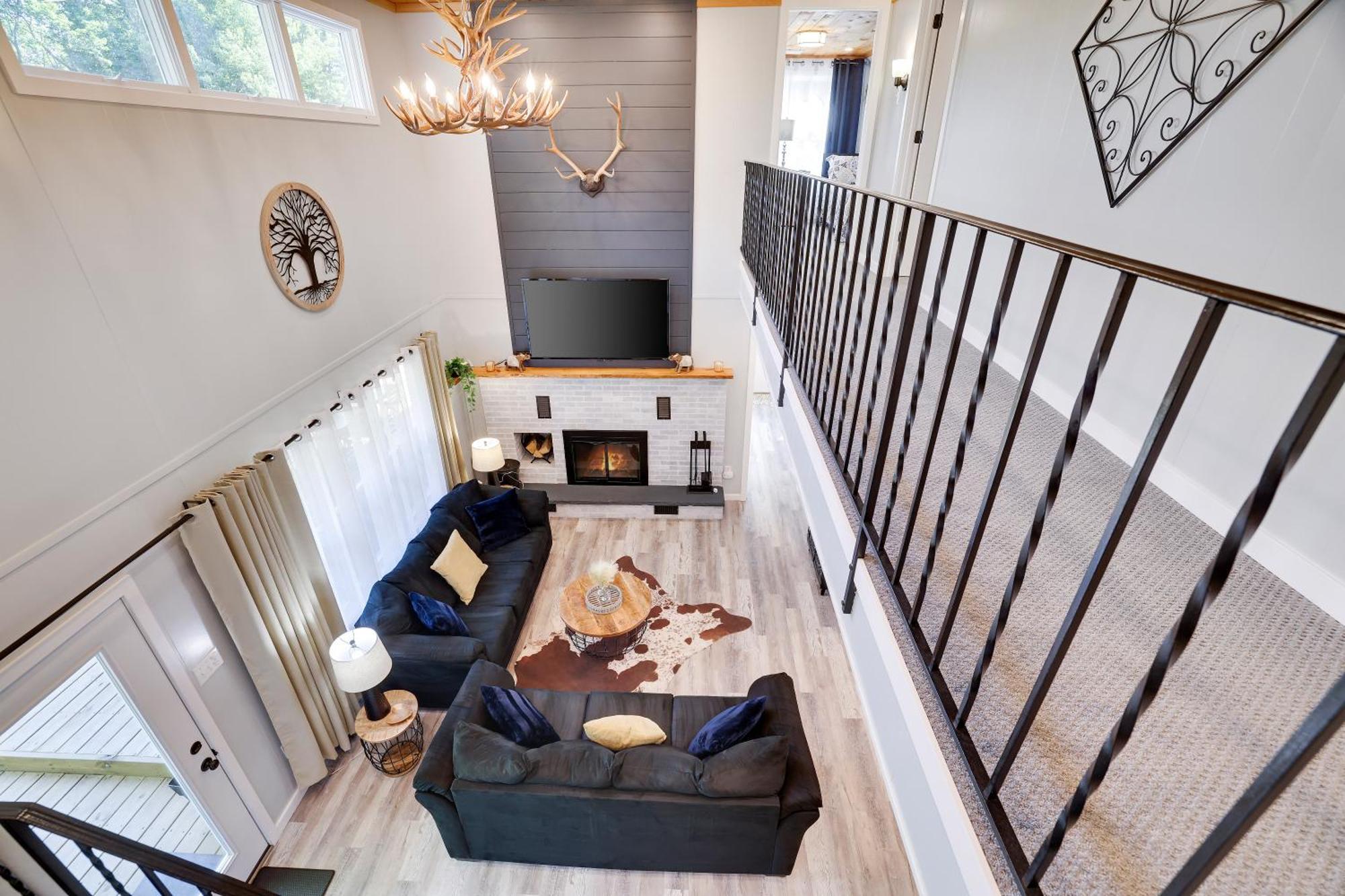 Poconos Brand New Lakefront Oasis 1 Acre, Hottub Gameroom Firepits Talk About Privacy Albrightsville Esterno foto